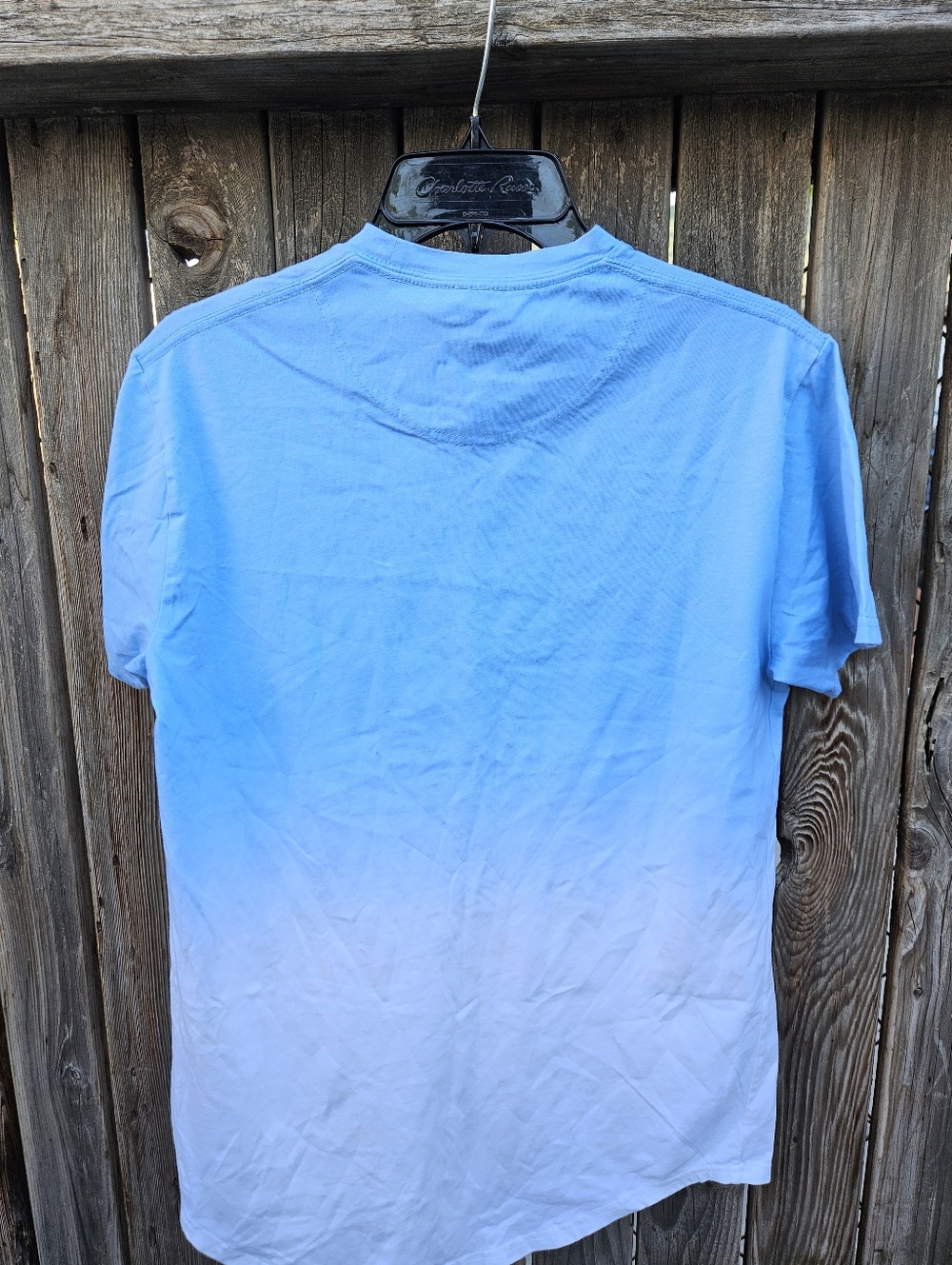 Hollister Men's Blue to White Ombre Crew Tee Size S - Picture 7 of 16